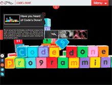 Tablet Screenshot of codesdone.com